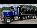 PETERBILT 389 7 AXLE  DUMP TRUCK TOUR AND OVERVIEW JST5