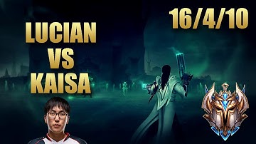 TL Doublelift Lucian Adc Vs Kaisa - KR Challenger Patch 9.20