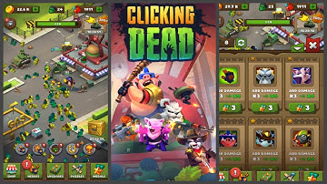 Clicking Dead — idle zombie defence (Gameplay) - Idle - [Android Fragments]🧩 - #1