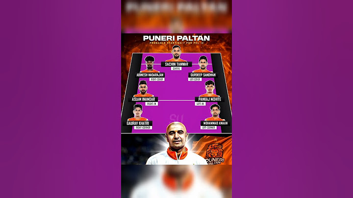 Puneri Paltan Strongest Playing 7 for PKL Season12 #ProKabaddi #PKL #Kabaddi #pklseason12 #shorts