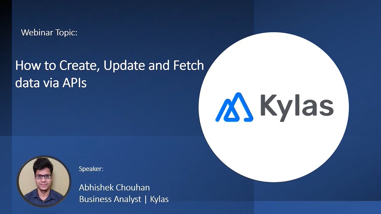 How To Create, Update And Fetch Data Via APIs? - YouTube