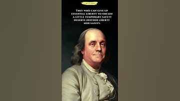 Timeless Benjamin Franklin Freedom Quotes #shorts #benjaminfranklinquotes #motivationalvideo