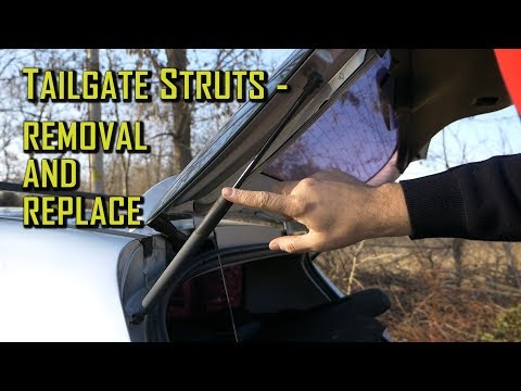 Tailgate Struts – Removal and Replace, Peugeot & Citroen