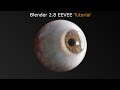 Realistic eye tutorial in Blender 2.8 EEVEE