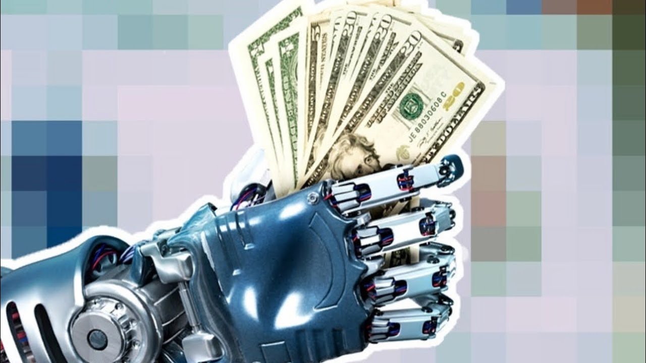 Robot money. Робот с деньгами. Инвестиции робот. Искусственный интеллект деньги. Робот инвестирует.