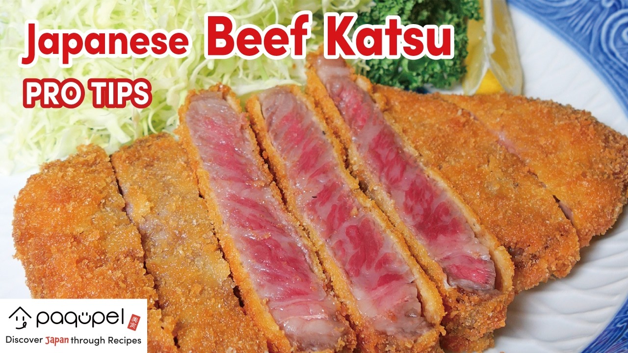 Gyukatsu (Japanese Beef Katsu) | Crispy Outside, Medium-Rare Inside