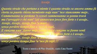 Video thumbnail of "Assaje - P. Daniele (canta Lina Sastri)"