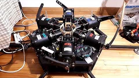 6DOF rotary actuators - ODrive - demo