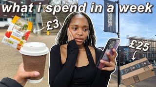 WHAT I SPEND IN A WEEK as a 23 Year Old University Master's Student Living in Kent, UK 💸