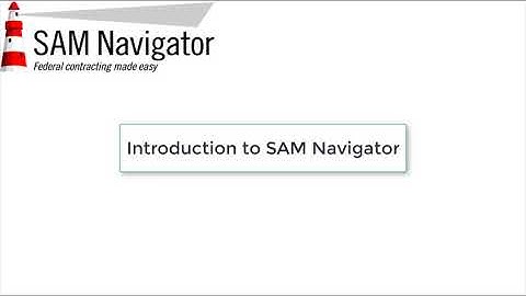 Introduction to SAM Navigator