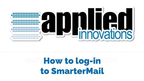 How to log-in to SmarterMail