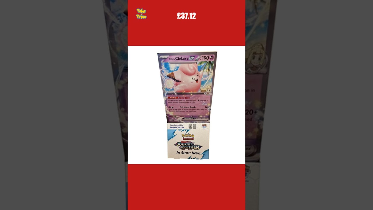 NEW LISTINGPokemon | Giant Card Standee Display | Journey Together | Clefairy , Zoroak