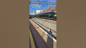 GWR class 802 passing Newbury 802015 & 802011 27/3/23 #shorts