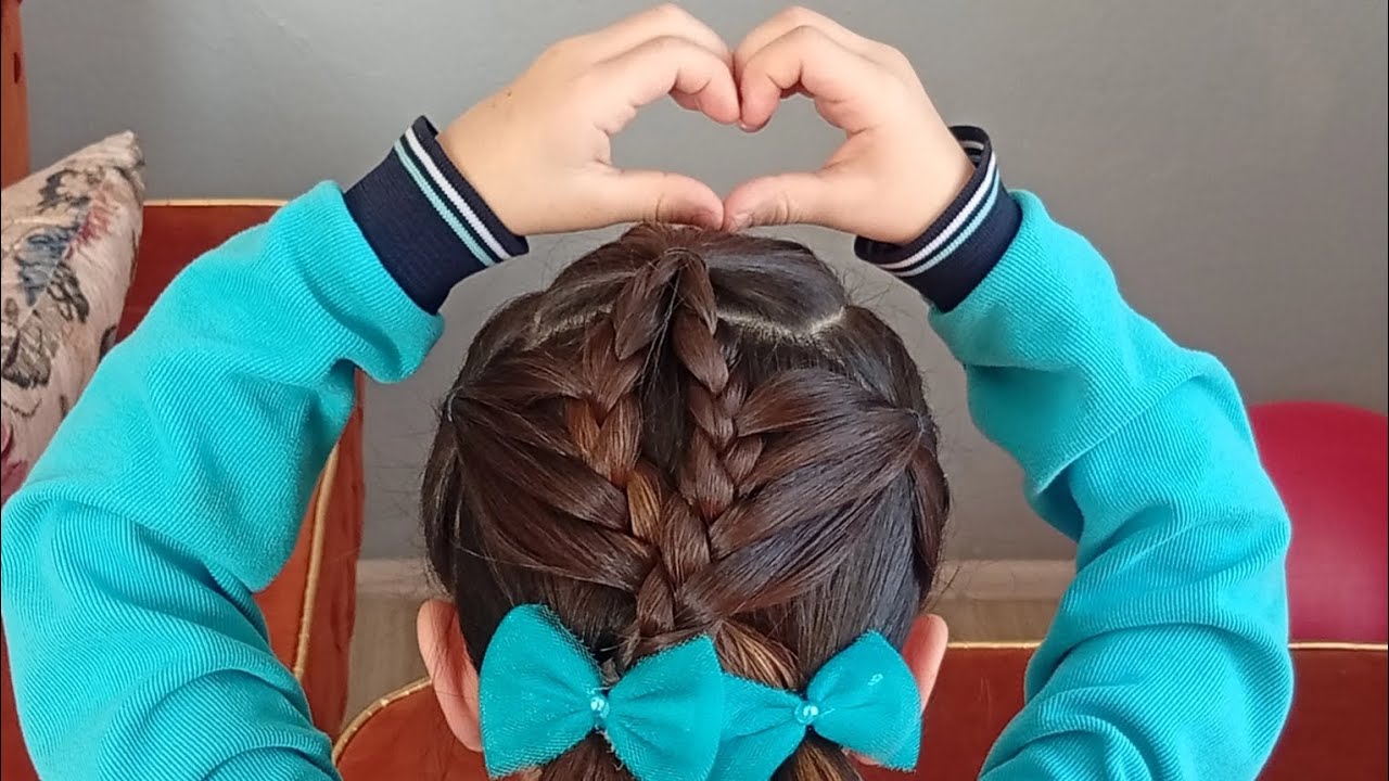 🎊Üç dakikada okul saçınız hazır olsun 🎀