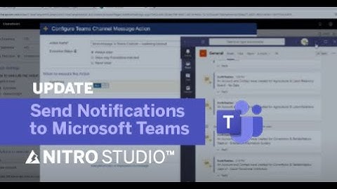 Custom Actions: Send Teams Message