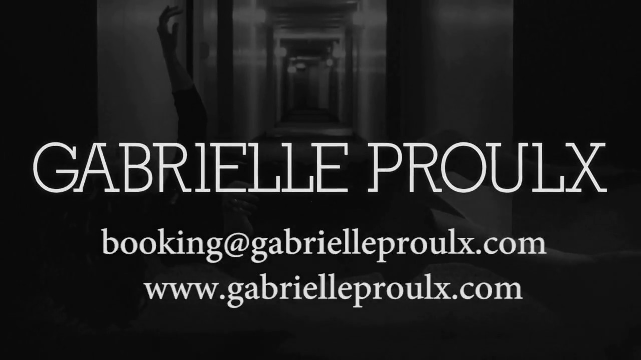 Gabrielle Proulx  vido promotionnelle spectacle Immoler Les Ombres