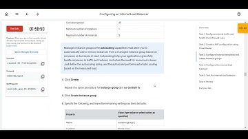 Configuring an Internal Load Balancer(Lab)