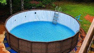 Installing our first pool (Total Beginners!) // Coleman Power Steel