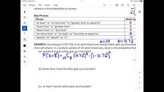 Math 1342- Binomial Distributions on Desmos