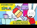 Simón *El súper increíble helado de colores* Aprende con Simon [Dibujos animados para niños]