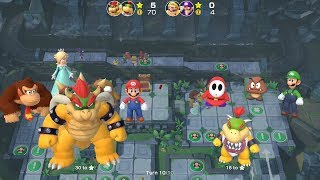 Super Mario Party Partner Party #765 Domino Ruins Bowser & Bowser Jr vs Wario & Waluigi