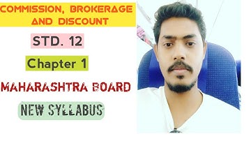Commission Brokerage and Discount ll Mathematics and statistics part 2 ll Chapter 1 ll New Syllabus