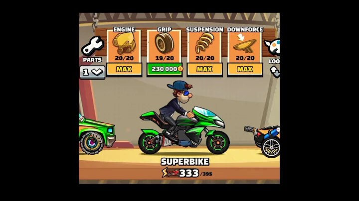 Hill Climb Racing 2 : Super Bike Maxed Out 🔥