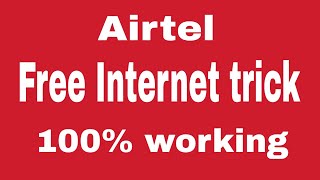 Airtel free Internet trick 100% working || no speed problem with proof screenshot 5
