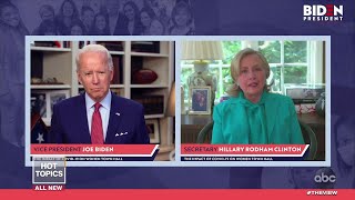 Hillary Clinton Endorses Joe Biden | The View