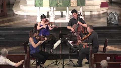 Attacca Quartet plays Haydn Op. 2 no. 1 -- First Movement