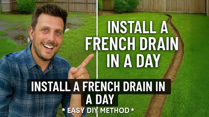 How to Install an EZ-Drain French Drain in ONE DAY!