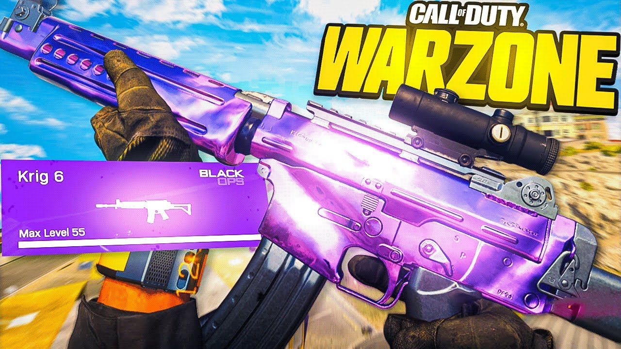 the NO RECOIL KRIG 6 in WARZONE! 🎯 (Rebirth Island Warzone)