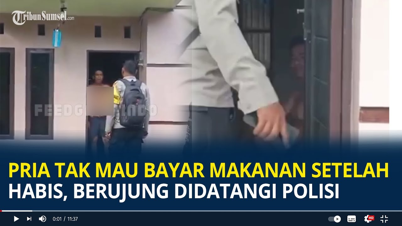 Viral Pria Tak Mau Bayar Makanan Setelah Habis, Berujung Didatangi Polisi Viral Pria Tak Mau Bayar Makanan Setelah Habis, Berujung Didatangi Polisi