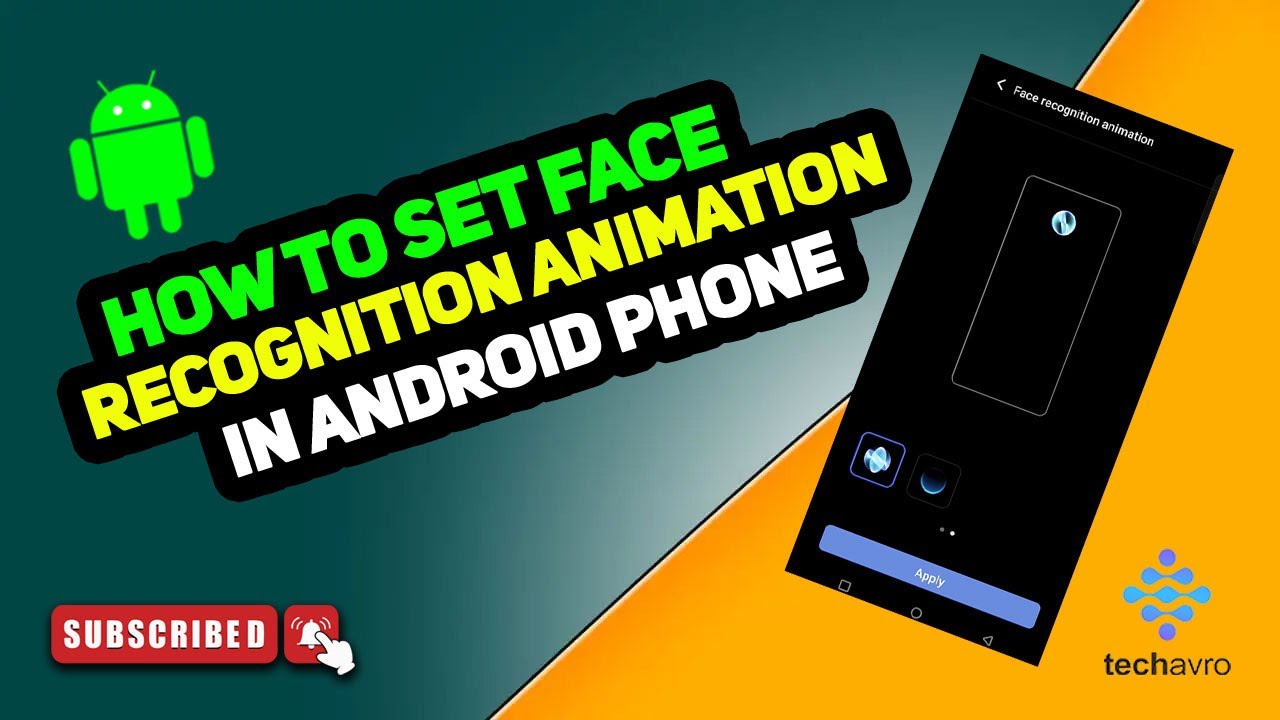 How to set face recognition Animation in Android phone 2025 - YouTube