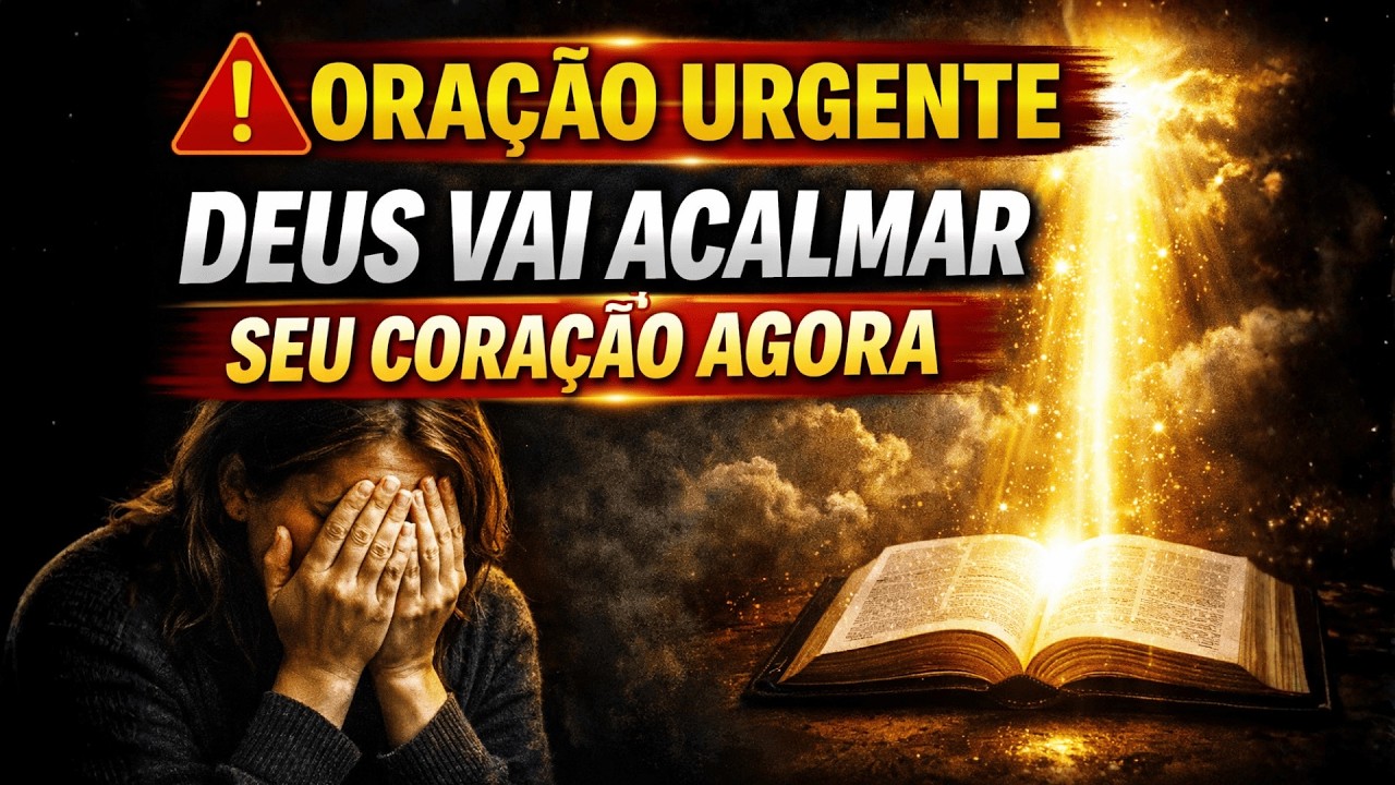 ORAÇÃO URGENTE PARA AFASTAR TRISTEZA, ANSIEDADE E TORMENTO...