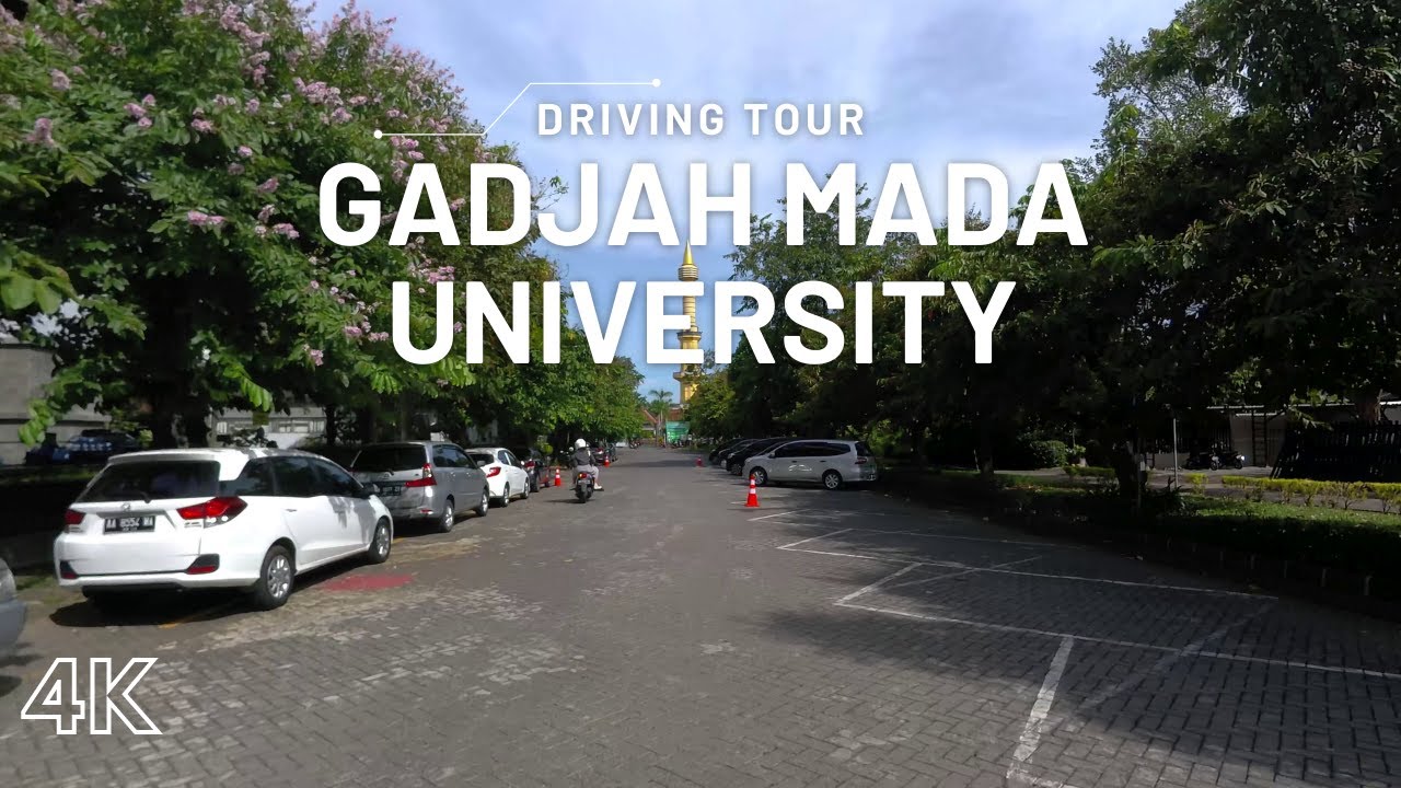 Gadjah Mada University Driving Tour - Yogyakarta 4K
