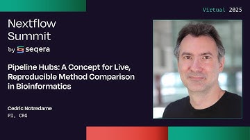 Cedric Notredame: Pipeline Hubs: een concept voor live, reproduceerbare methodevergelijking in de...