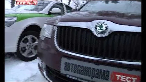 Сравнительный тест Автопанорамы: Skoda Superb & Skoda  Octavia