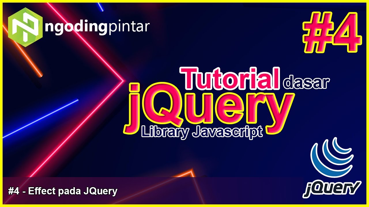 Effect Code In Jquery Effect pada JQuery | #4 - Belajar JQuery Dasar - YouTube