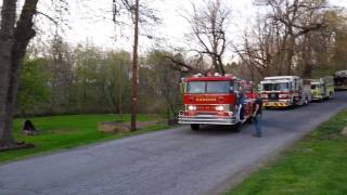 1972 Hahn Motors Fire Truck Startup Detroit Diesel