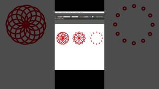 Crear patrones de forma circular en Illustrator #illustrator