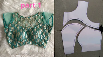 Net Blouse बनाना सीखें | Designer Net Blouse Cutting and Stitching | Sweetheart Neck Bustier | part1