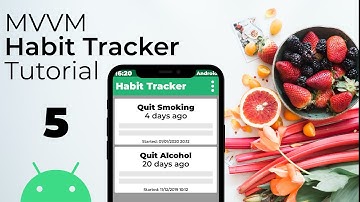 MVVM Habit Tracker App Tutorial in Android Studio (Creating a Habit)