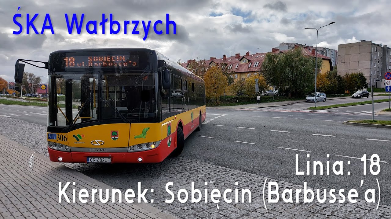 [🇵🇱PL] TIMELAPSE: ŚKA Wałbrzych - Linia: [🚍18]