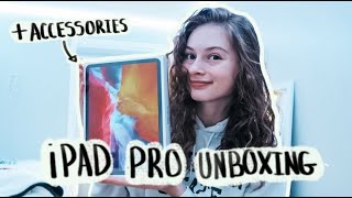 ipad pro 2020 unboxing + accessories!