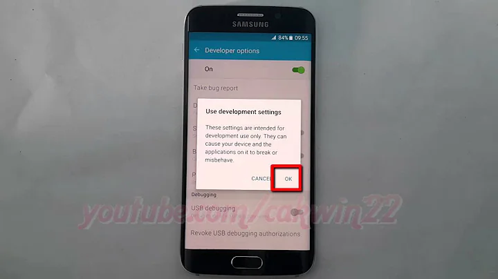 Android Lollipop : How to turn off or turn on USB debugging on Samsung Galaxy S6