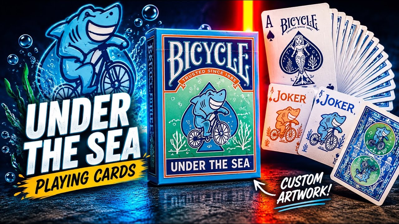 Deck Review - Bicycle Under the Sea Playing Cards - YouTube