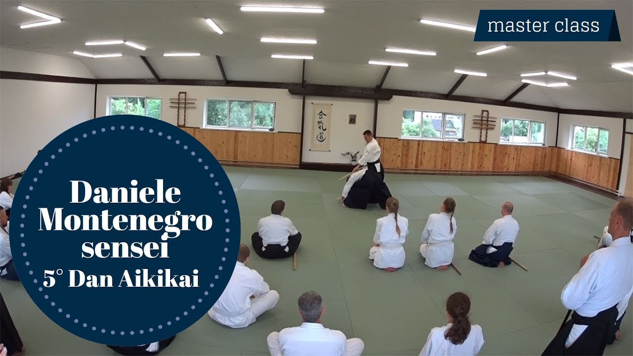 Daniele Montenegro sensei. JO DORI • IKKYO (URA)