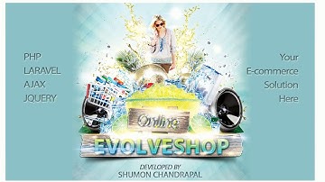 Ecommerce website with Php, Laravel, Ajax and Jquery