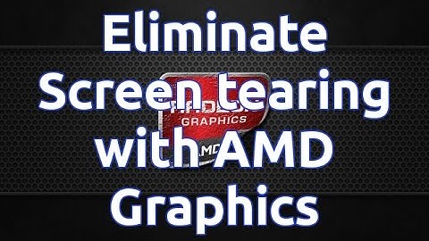 Eliminate Screen tearing with AMD Graphics in Linux